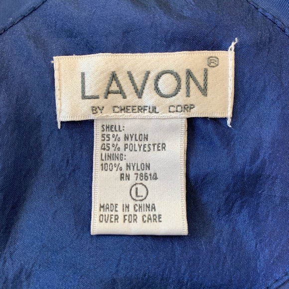 SOLD SOLD !! LAVON Women’s Windbreaker Sz L - Picture 8 of 8